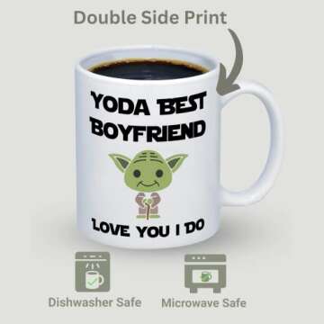 SuchMugs US Best Boyfriend Mug, Boyfriend Gifts From Girlfriend, Birthday Gift for Boyfriend, Funny Gifts For Boyfriend, Best Gift For Boyfriend, Worlds Best Boyfriend, Christmas For Boyfriend