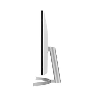 LG 32UN500-W Monitor 32" UltraFine (3840 x 2160) Display, AMD FreeSync, DCI-P3 90% Color Gamut, HDR10, Built-in Speakers, 3-Side Virtually Borderless Design - Silver/White