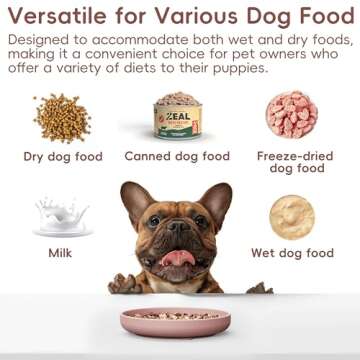 AXEFUN Slow Feeder Dog Bowls, Silicone Slow Feeder for Dogs & Puppies, Dog Puzzle Bowl with Suction Cups for Anxiety Relief, Slow Eating, Dishwasher Fit, for All Breed, Pink