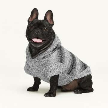 Fitwarm Fuzzy Dog Sweater for Small Dogs and Cats