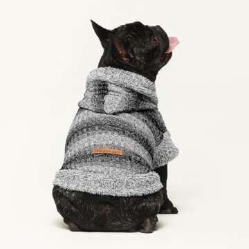 Fitwarm Fuzzy Dog Sweater for Small Dogs and Cats