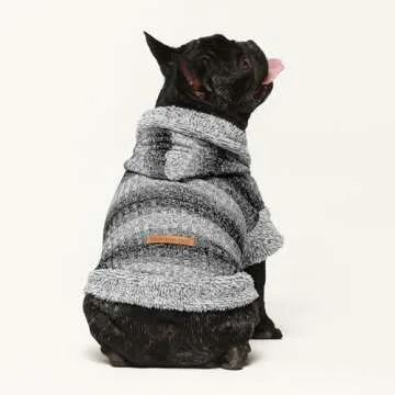 Fitwarm Fuzzy Dog Sweater for Small Dogs and Cats