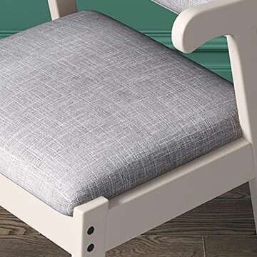 BAYCHEER Modern Wood Dining Chair Open Back Dining Side Furniture in Matte Finish for Home - 2 Piece Set Natural Wood