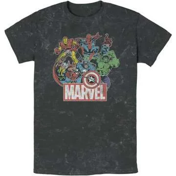 Vintage Marvel Avengers Team Men's T-Shirt