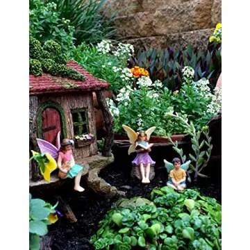 PRETMANNS Fairy Garden House Kit, with Fairy Garden Accessories - Fairy Garden Kit with House & Fair...