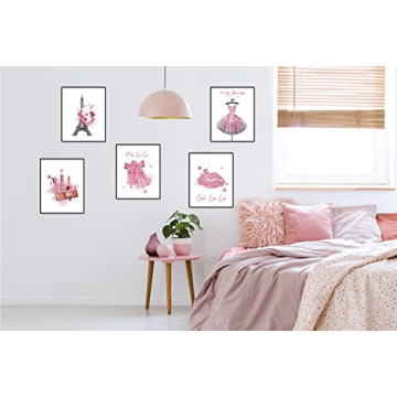 Stylish Pink Fashion Posters Set for Chic Decor