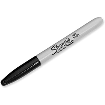 Sharpie 6 Pack Fine Point Permanent Marker Black - Creative Essential