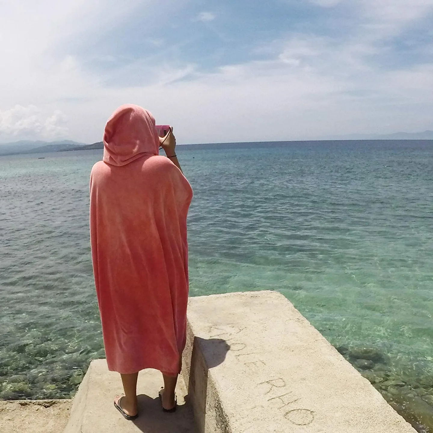 Oversized Hooded Surf Poncho Changing Towel Robe