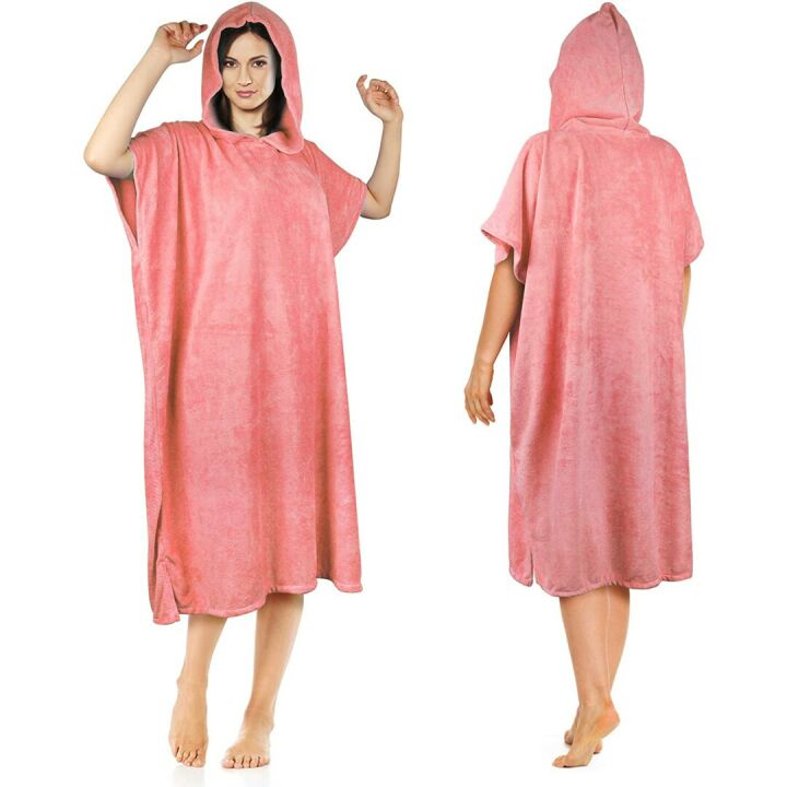 Oversized Hooded Surf Poncho Changing Towel Robe