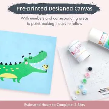 Pink Picasso Paint By Numbers Kit for Kids 5-12