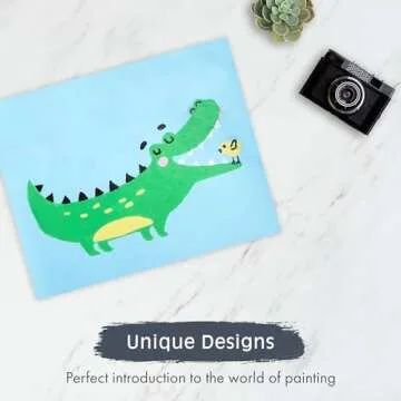 Pink Picasso Paint By Numbers Kit for Kids 5-12