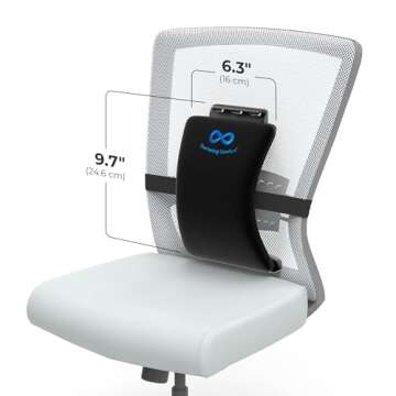 Everlasting Comfort Back Stretcher for Lower Back Pain Relief - Adjustable Spine Decompressor, Lumbar Support, Back Pain Relief Products, with 88 Acupressure Nodes and Memory Foam Pad - Back Cracker