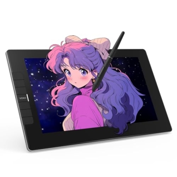 VEIKK VK1200 Drawing Tablet with Screen,11.6 Inch Full-Laminated Graphic Drawing Monitor,2 Battery-F...