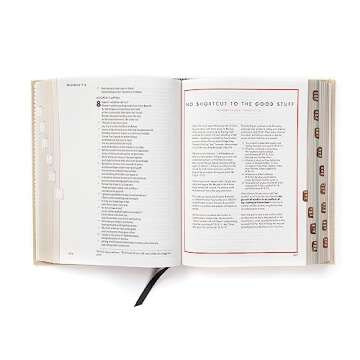 CSB She Reads Truth Bible, Sand Cloth Over Board, Indexed, Black Letter, Full-Color Design, Wide Margins, Journaling Space, Devotionals, Reading Plans, Single-Column, Easy-to-Read Bible Serif Type