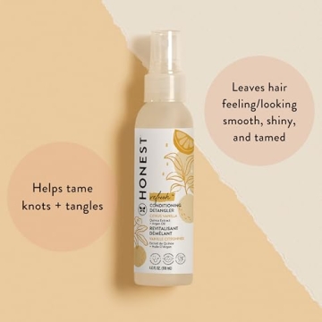Honest Company Hair Detangler Citrus Vanilla 4 fl oz