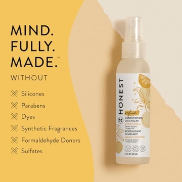 Honest Company Hair Detangler Citrus Vanilla 4 fl oz