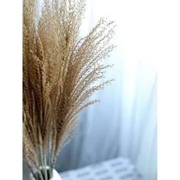 100 pcs Dried Pampas Grass for Wedding & Home Decor