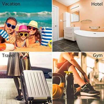 16 PCS Leakproof Silicone Travel Bottles BPA Free Containers