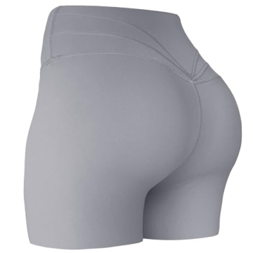 Aoxjox Trinity Workout Biker Shorts for Women Tummy Control High Waisted Exercise Athletic Gym Runni...