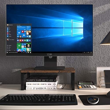 Stylish OROPY Vintage Wood Monitor Stand Riser for Desks