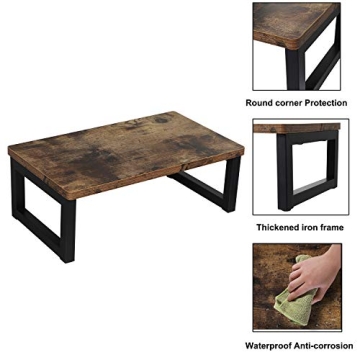 Stylish OROPY Vintage Wood Monitor Stand Riser for Desks