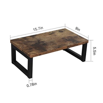 Stylish OROPY Vintage Wood Monitor Stand Riser for Desks