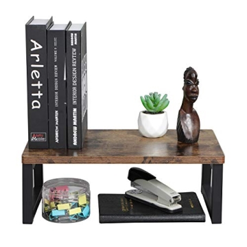 Stylish OROPY Vintage Wood Monitor Stand Riser for Desks