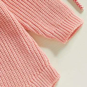 DNOMAID Baby Boy Girl Valentines Day Outfit - Knit Romper