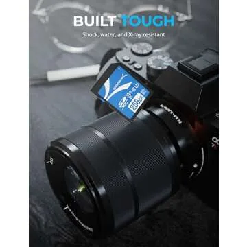 SABRENT Rocket V60 256GB SD UHS-II Card for High-Speed Recording