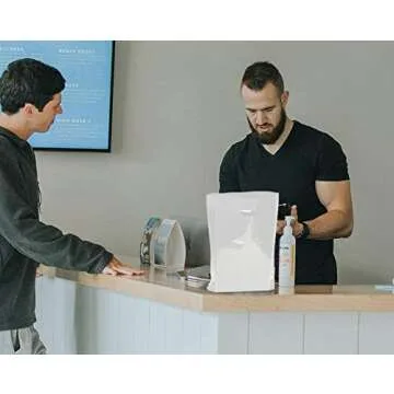 Purple Q Crafts Plastic Bag With Die Cut Handle Bag 12" x 15" White Plastic Merchandise Bags 100 Pack for Retail, Gifts, Trade Show and More