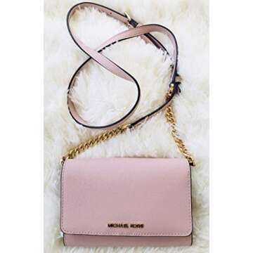 Jet set Travel MD MF Phone Xbody Crossbody Bag Wallet Pink Blossom