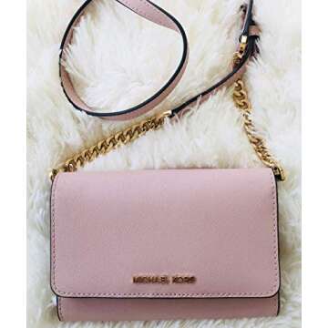 Jet set Travel MD MF Phone Xbody Crossbody Bag Wallet Pink Blossom