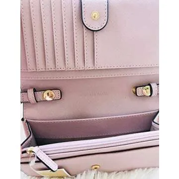 Jet set Travel MD MF Phone Xbody Crossbody Bag Wallet Pink Blossom