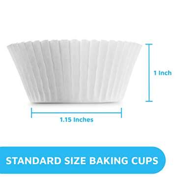 MontoPack Mini Baking Cups for Holidays and Parties