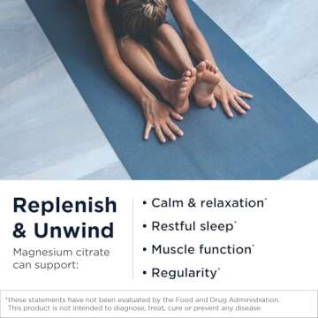 Designs for Health MagCitrate Powder - 300mg Magnesium Citrate for Calm & Digestive Health - Non-GMO...