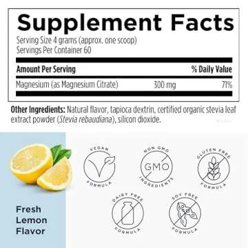 Designs for Health MagCitrate Powder - Calm & Regularity Formula