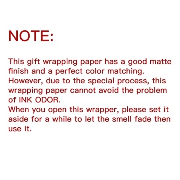 MAYPLUSS 3-Pack Wrapping Paper Rolls - Matte Finish