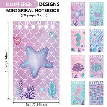 Dianelhall 24 Pcs Mini Notebooks Party Favors Mini Spiral Notepads Party Supplies for Boys Girls Kid...