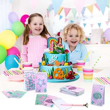 Dianelhall 24 Pcs Mini Notebooks Party Favors Mini Spiral Notepads Party Supplies for Boys Girls Kids Birthday Party Piñata Fillers School Classroom Gifts Supplies