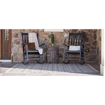 Unique Loom Outdoor Trellis Area Rug - Stylish & Durable