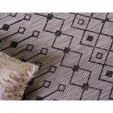 Unique Loom Outdoor Trellis Area Rug - Stylish & Durable