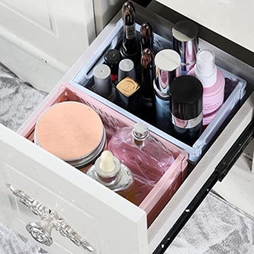 Mini Plastic Baskets for Storage Organizing | 4-Pack