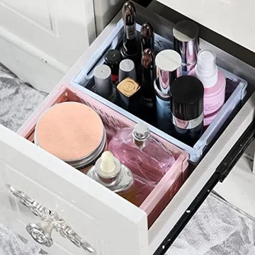 Mini Plastic Baskets for Storage Organizing | 4-Pack