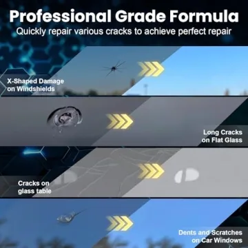 WOOKKIT Windshield Repair Kit,DIY Car Windshield Crack Repair Kit 2 Bottles Nano Glass Repair Liquid Cracks Gone Glass Adhesive Solution for Vehicle Fix Chips,Bullseye&Star Cracks