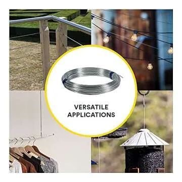 OOK Solid Utility Wire 200ft - Perfect for Crafts and Repair