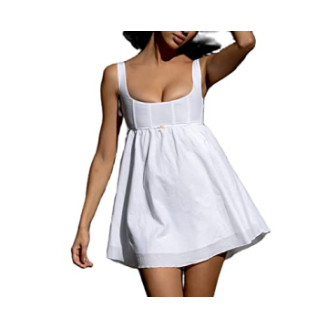 Women Y2K Floral Spaghetti Strap Dress Mini Bodycon