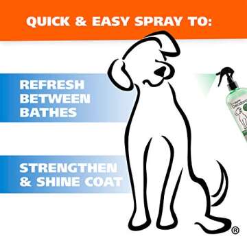 Wahl USA Deodorizing & Refreshing Pet Deodorant for Dogs - Eucalyptus & Spearmint Scent to Refresh the Skin and Coat - Model 820011A