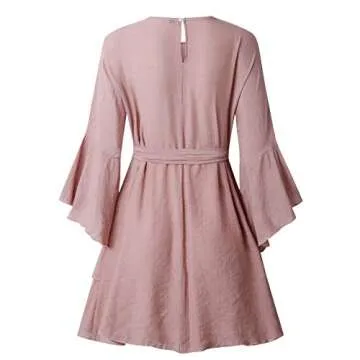 Elegant PRETTYGARDEN Pink Mini Dress for Any Occasion