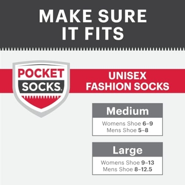 Pocket Socks with Zipper for Travel ID, Keys, Cash