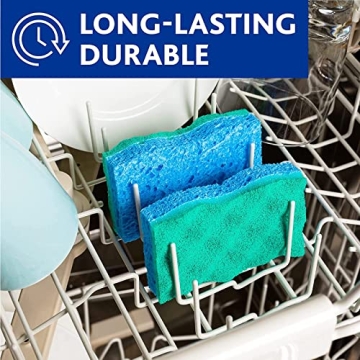 O-Cedar Scrunge Scrub Sponge Pack of 6 - Non-Scratch & Odor-Resistant